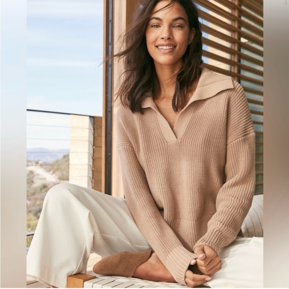 Talbots Haven Well Within Tan Sweater
